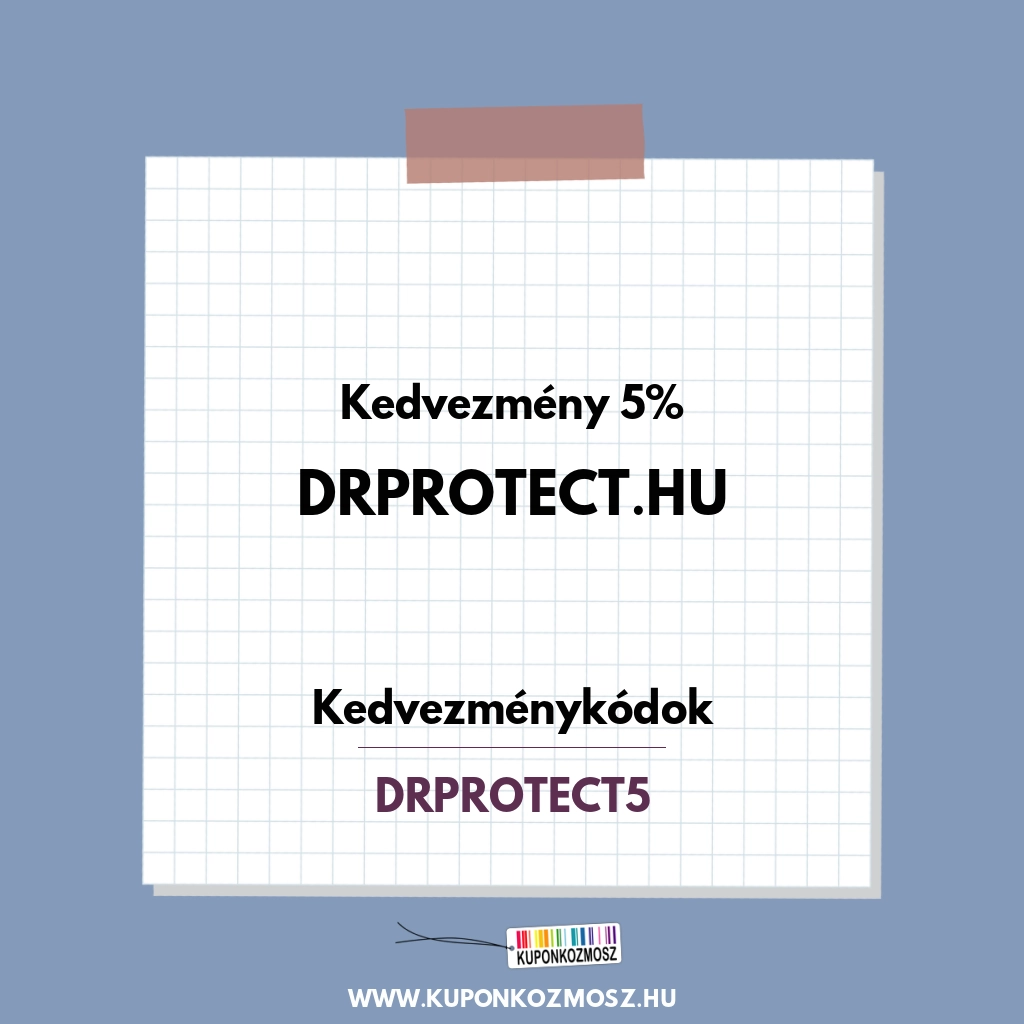 Drprotect.hu kedvezménykódok - Kedvezmény 5%