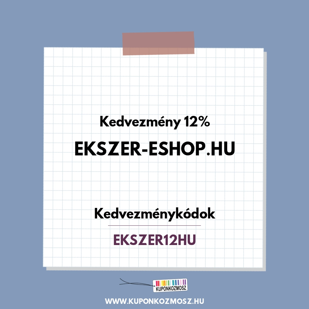 Ekszer-eshop.hu kedvezménykódok - Kedvezmény 12%