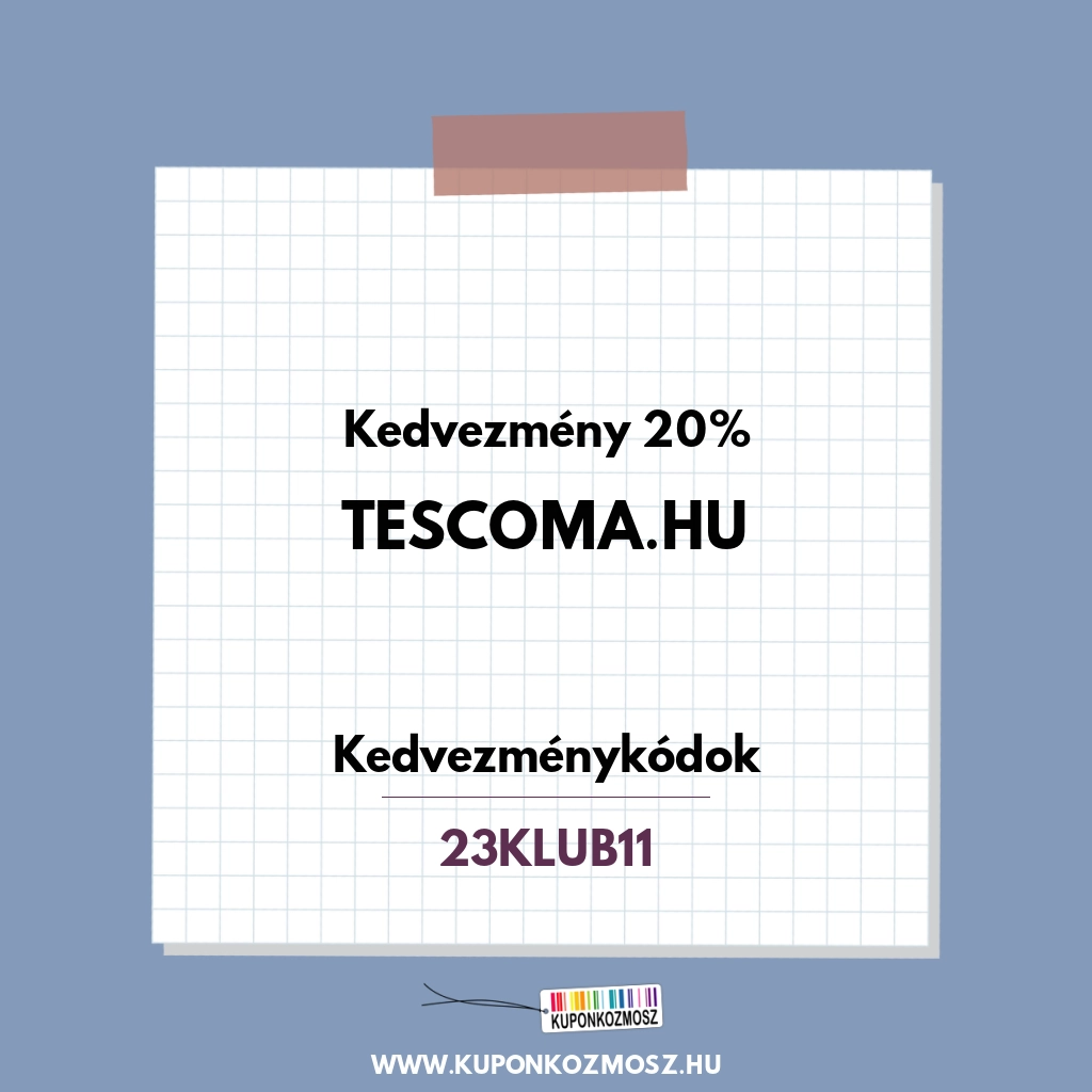Tescoma.hu kedvezménykódok - Kedvezmény 20%